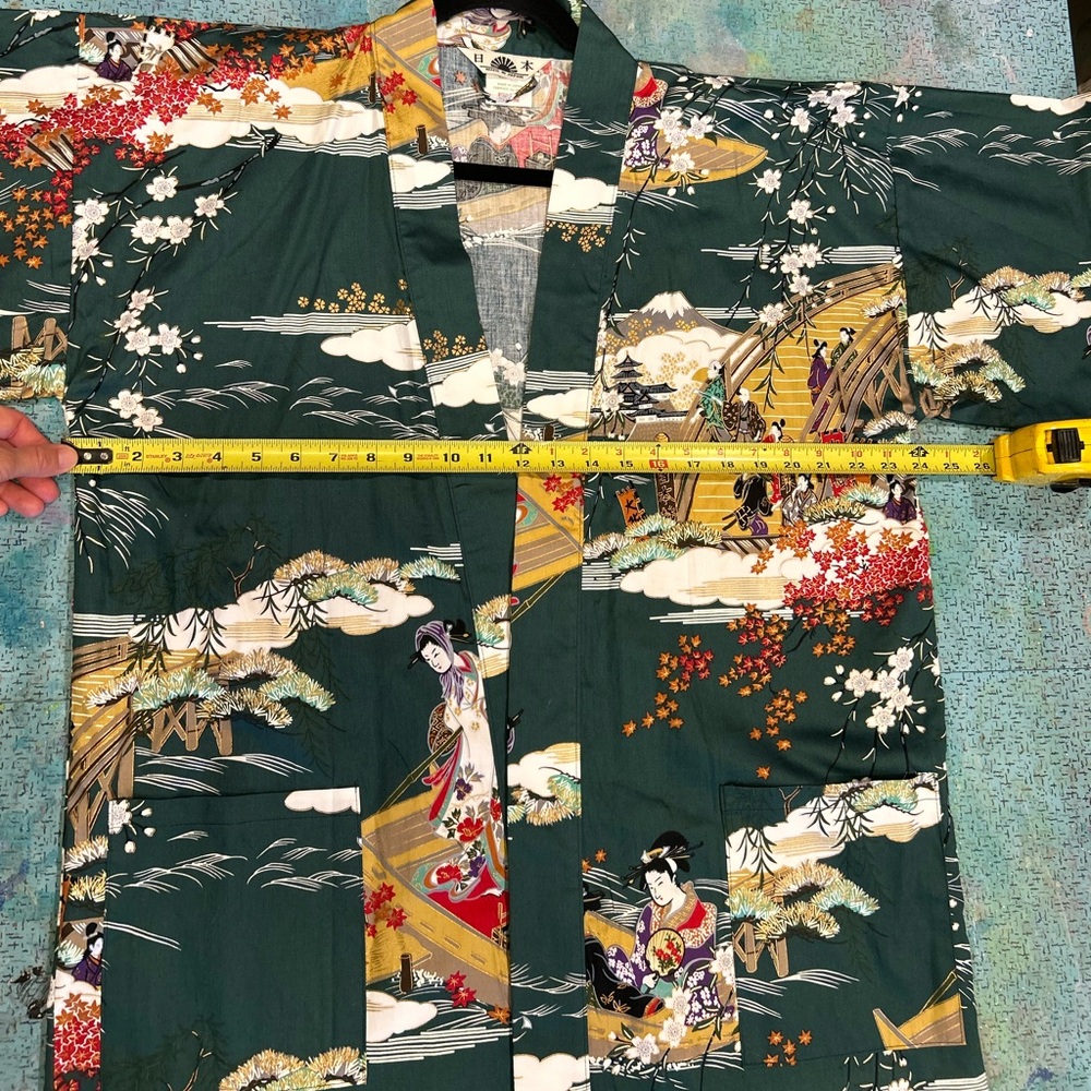 Hunter Green & Mtellic Kimono 👘 - Picture 14 of 15